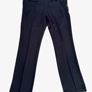 Trina Turk Wide Leg Dress Womens Black sz 6 Work Pants Slacks Trousers EUC